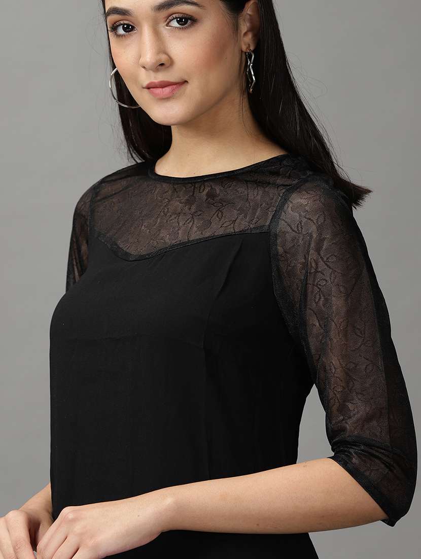 women's  self design dress - 18658974 -  Standard Image - 4