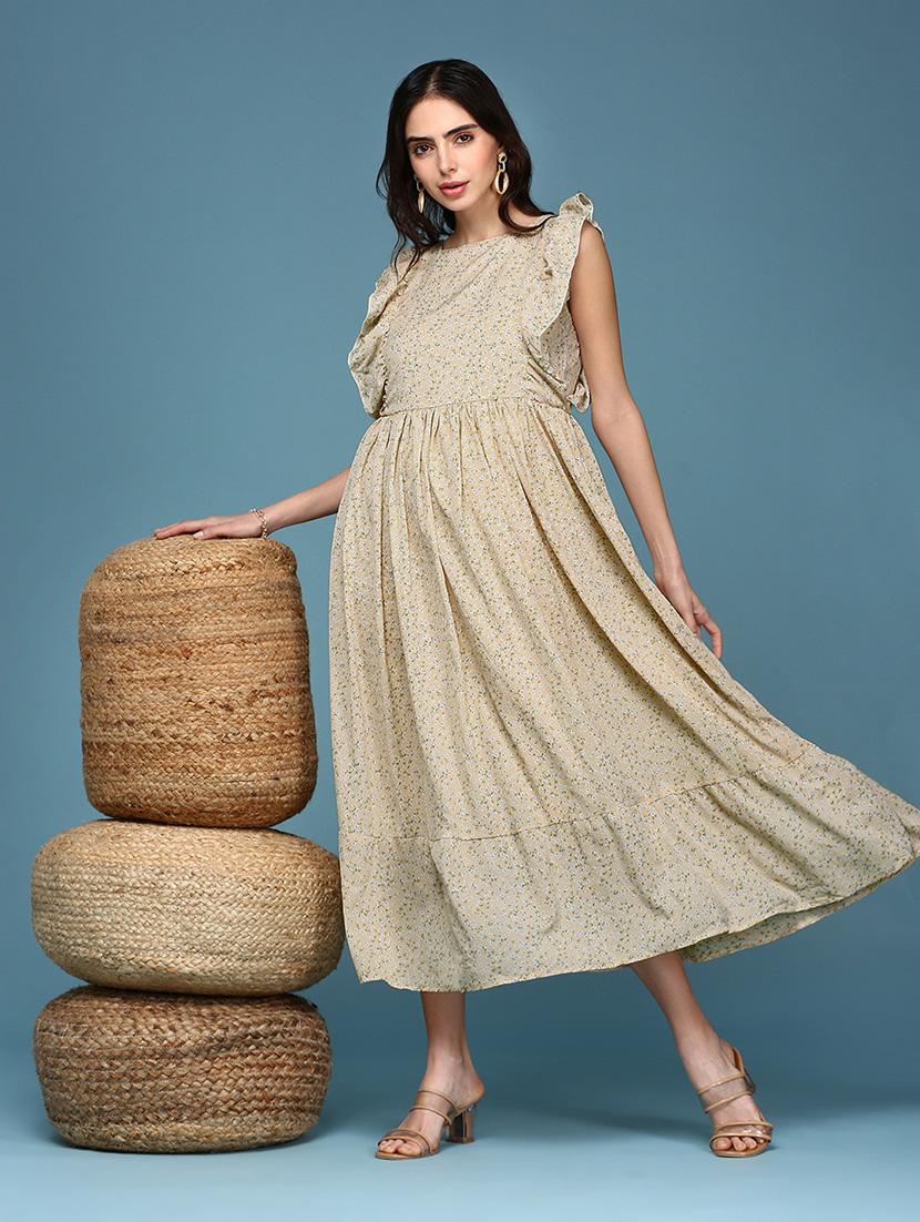 women's tiered dress floral dress - 18659012 - Standard Image - 1