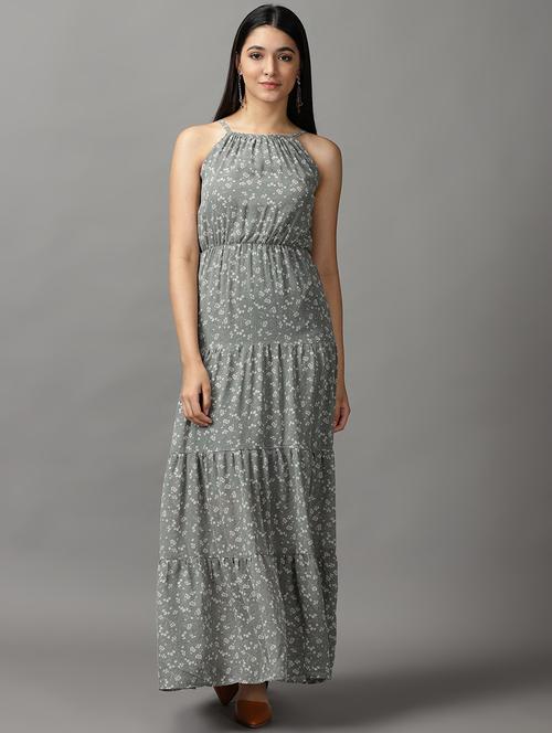 women's tiered dress floral dress - 18659037 - Standard Image - 0
