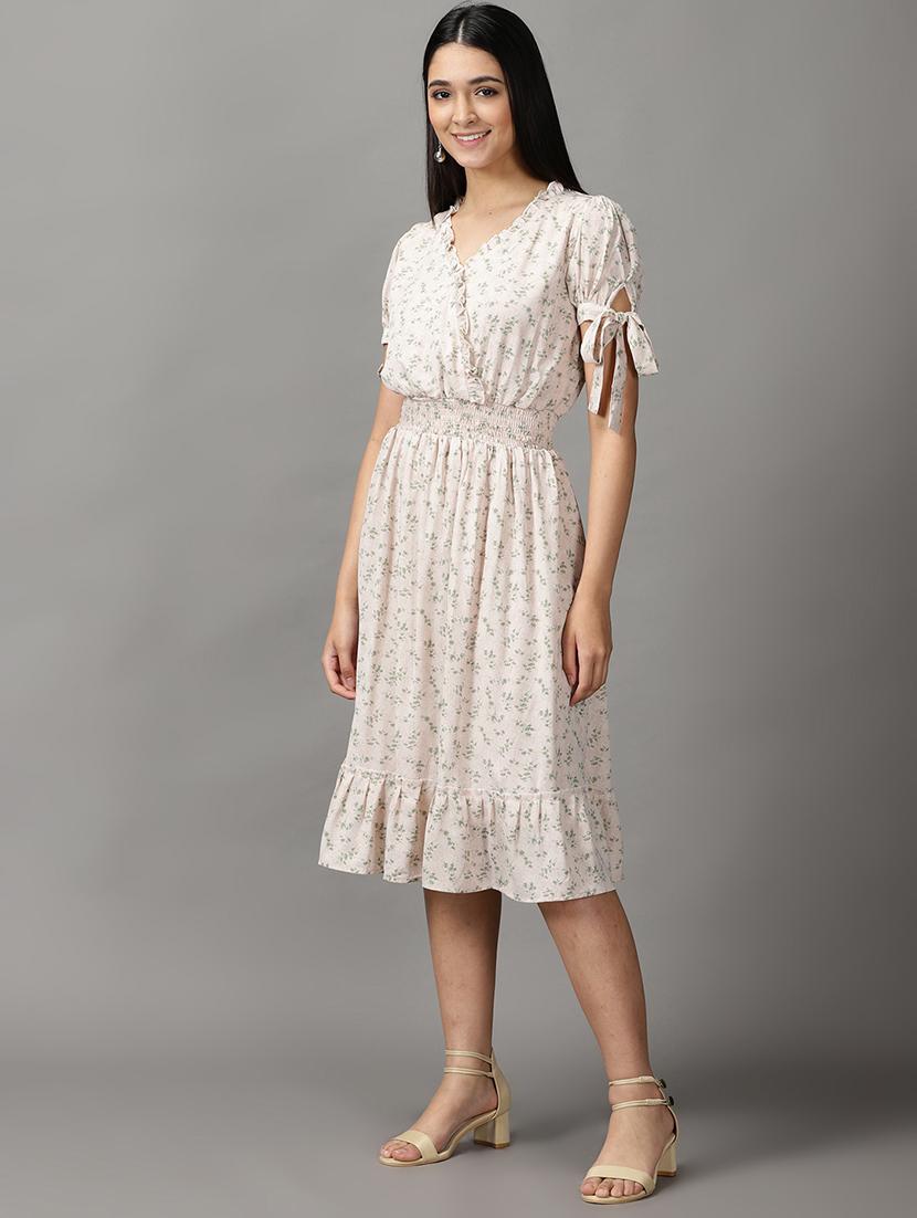 women's tiered dress floral dress - 18659064 -  Standard Image - 1