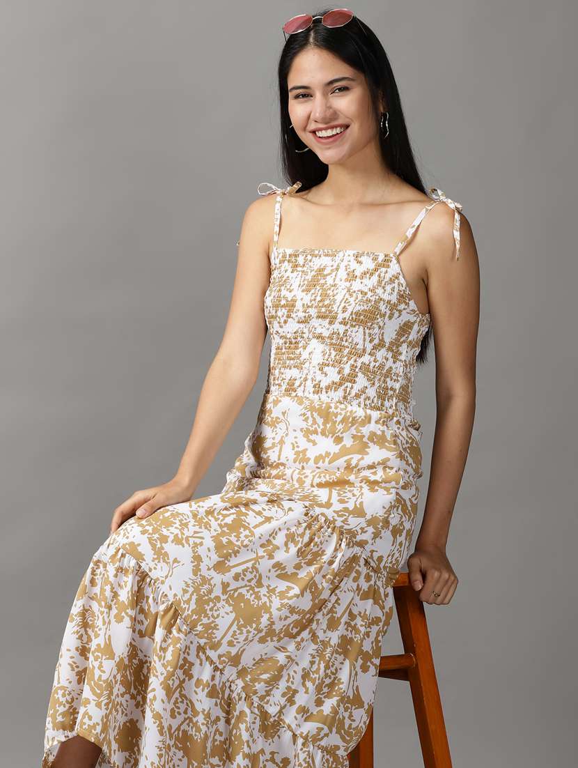 women's tiered dress floral dress - 18659080 -  Standard Image - 1