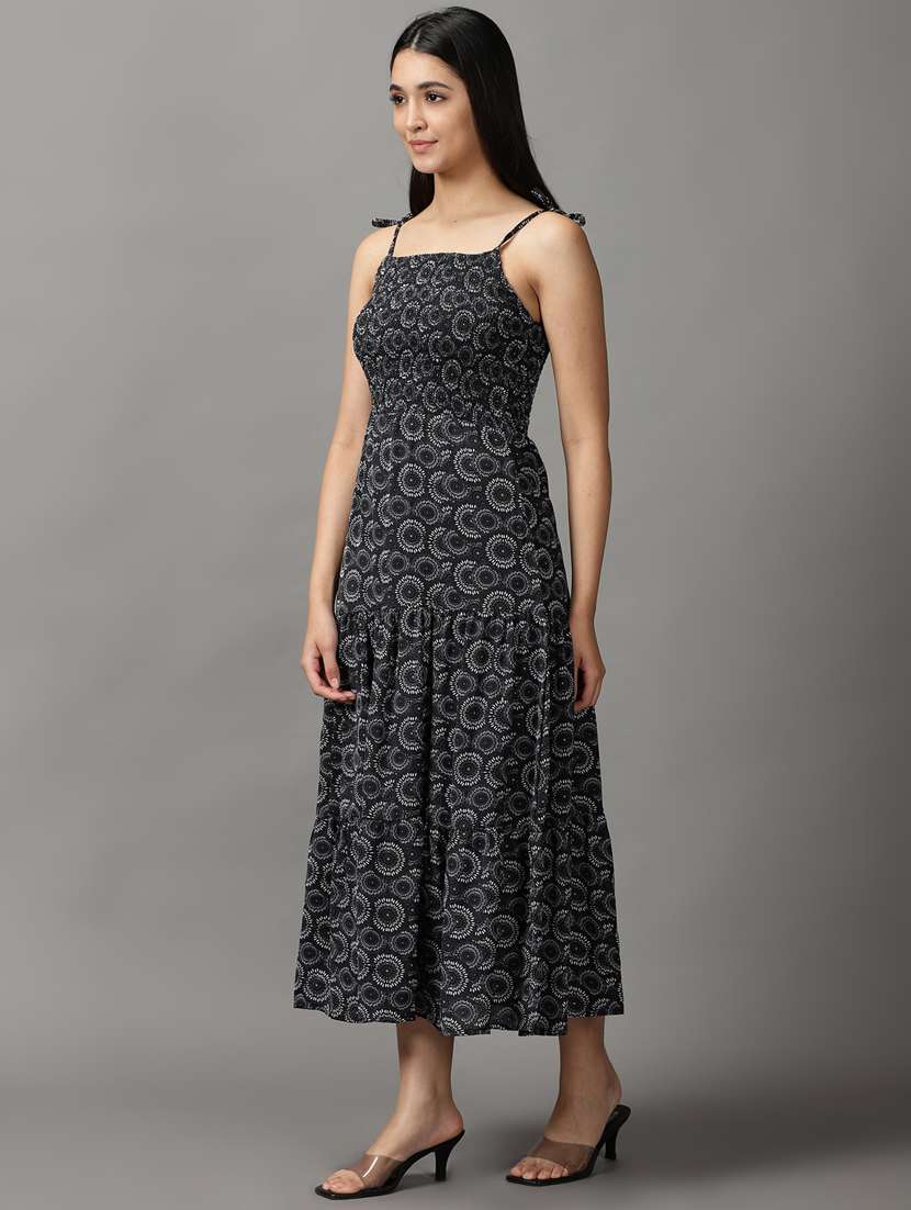 women's tiered dress paisley dress - 18659083 -  Standard Image - 1