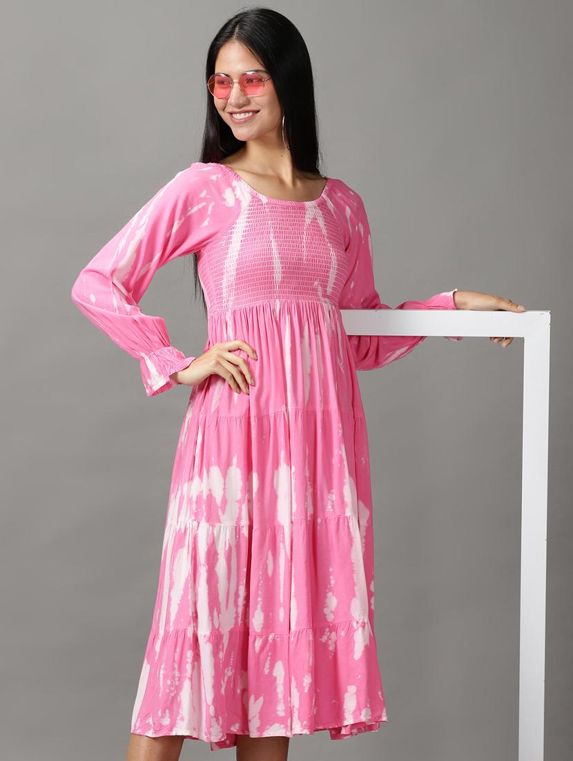 women's tiered dress polka dots dress - 18659088 -  Standard Image - 1