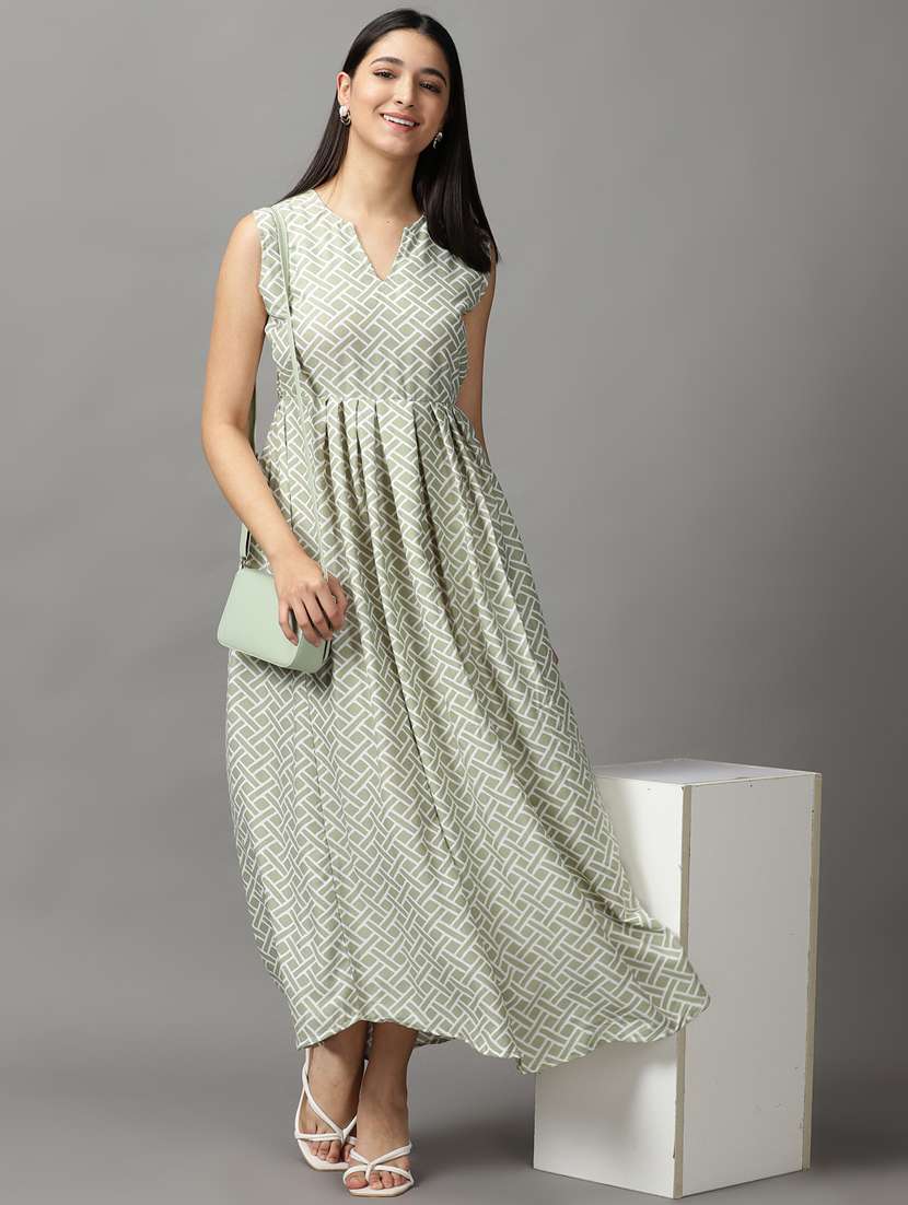 women's fit & flare polka dots dress - 18659101 - Standard Image - 4