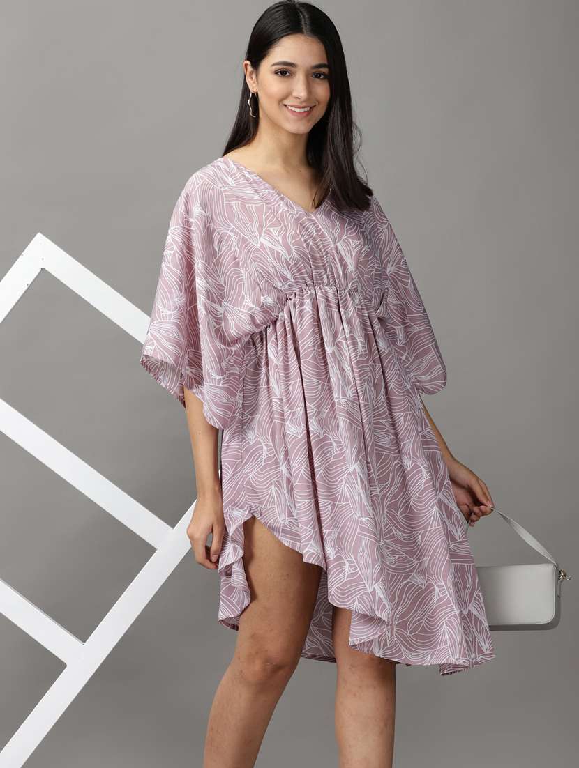 women's asymmetric printed dress - 18659104 -  Standard Image - 1