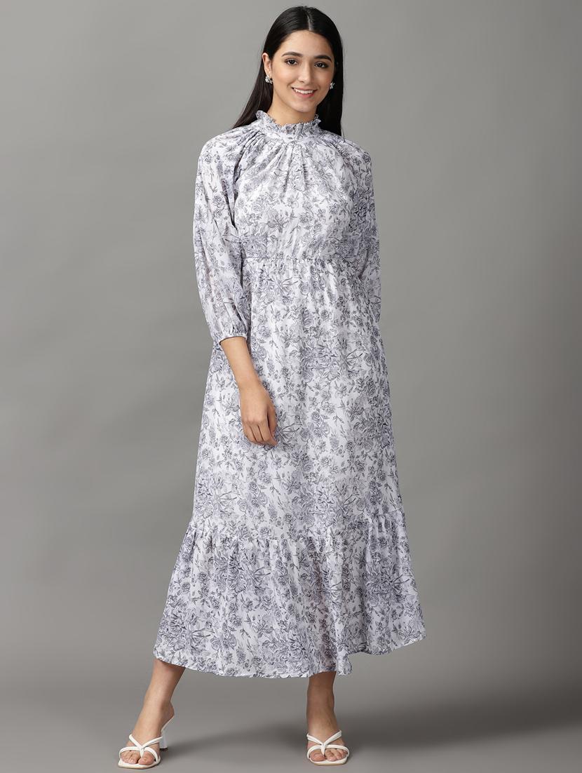 women's tiered dress floral dress - 18659118 -  Zoom Image - 0