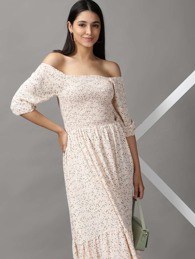 women's tiered dress floral dress - 18659123 -  Standard Image - 1