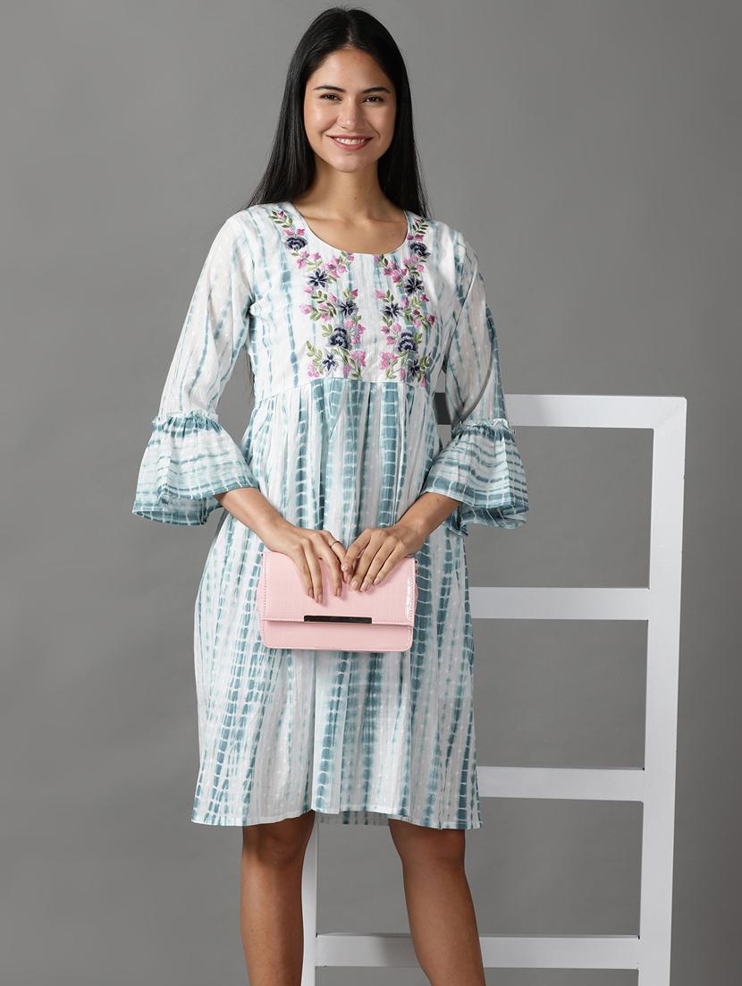 women's fit & flare floral dress - 18659146 -  Standard Image - 1