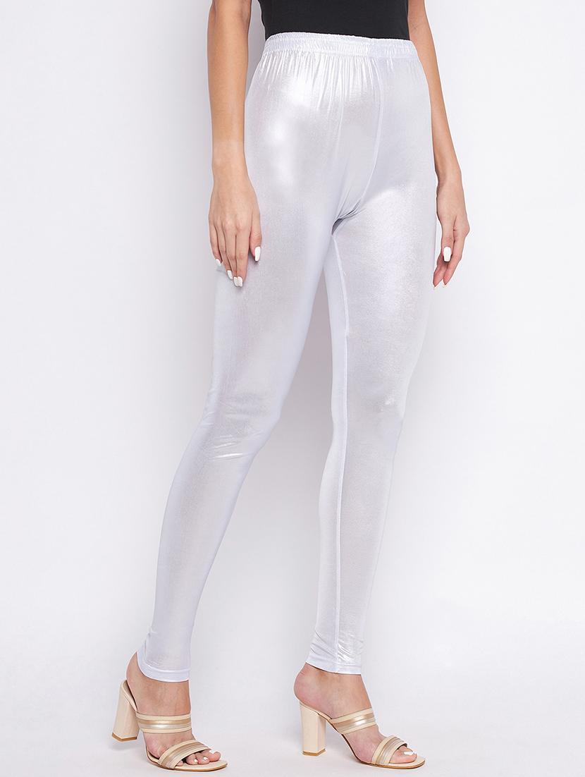 silver nylon leggings - 18677891 - Standard Image - 1