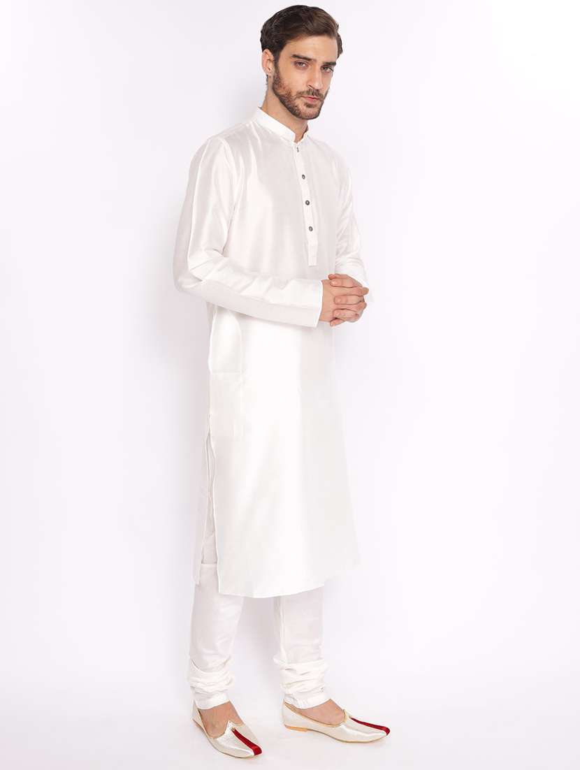 mandarin neck printed long kurta - 18677930 -  Standard Image - 1