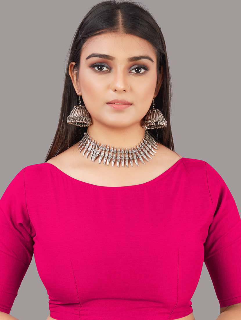 women's printed brown colored saree with blouse - 18679612 -  Standard Image - 4