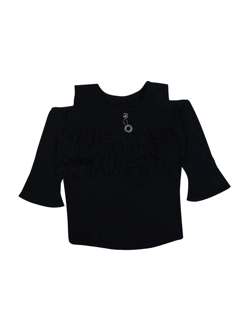 girls round neck top