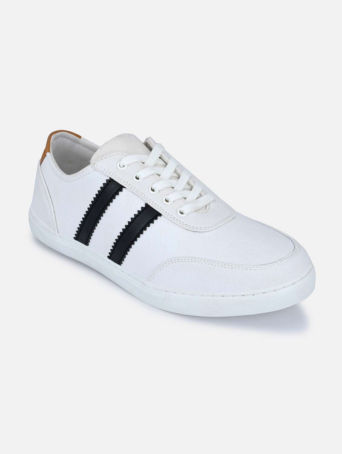mens white lace up sneaker - 18680451 - Zoom Image - 0