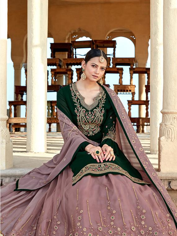 embroidered unstitched suit set - 18680520 - Standard Image - 1