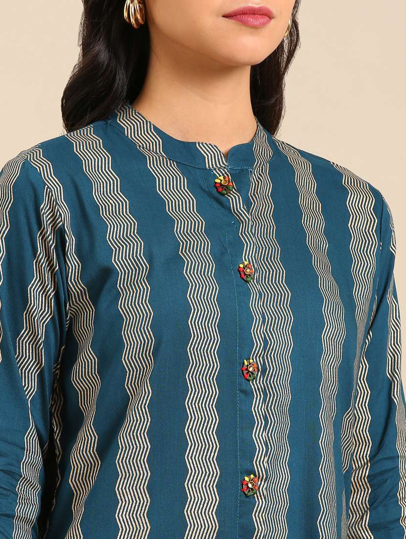 women's front slit kurta - 18682910 -  Standard Image - 4