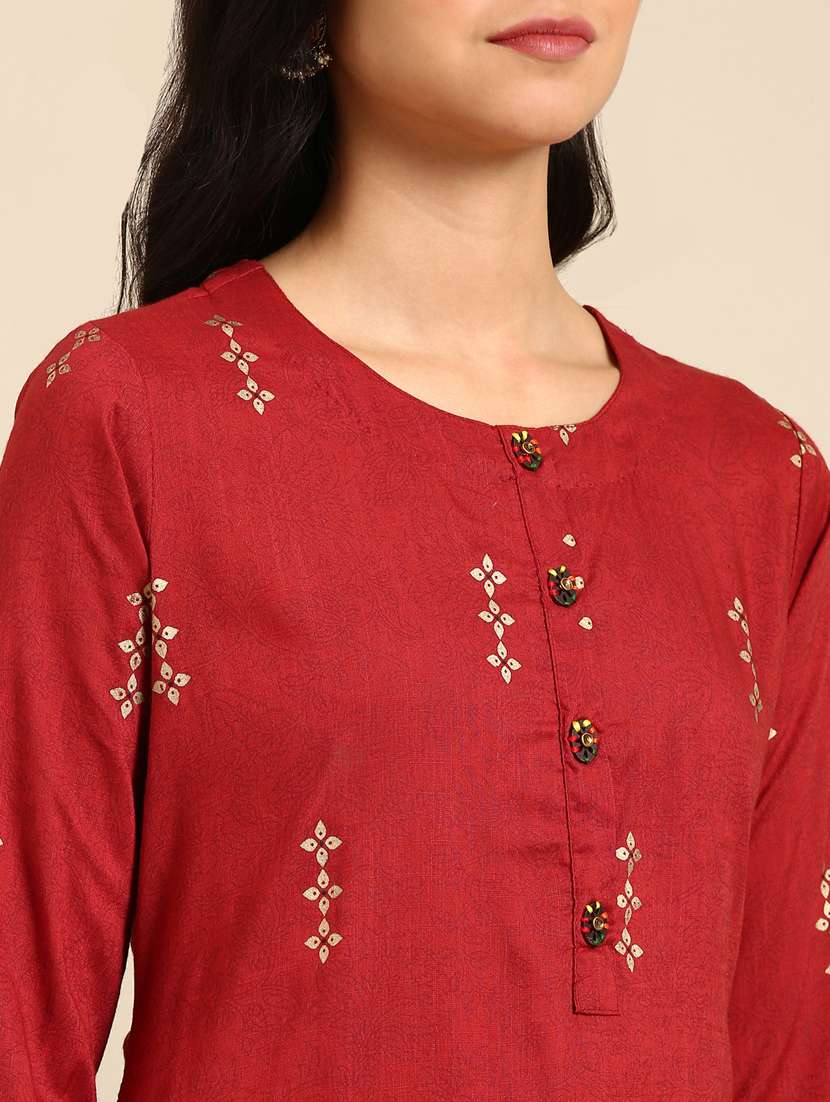 women's straight kurta - 18682913 -  Standard Image - 4