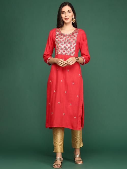 women's straight kurta - 18682921 -  Standard Image - 0