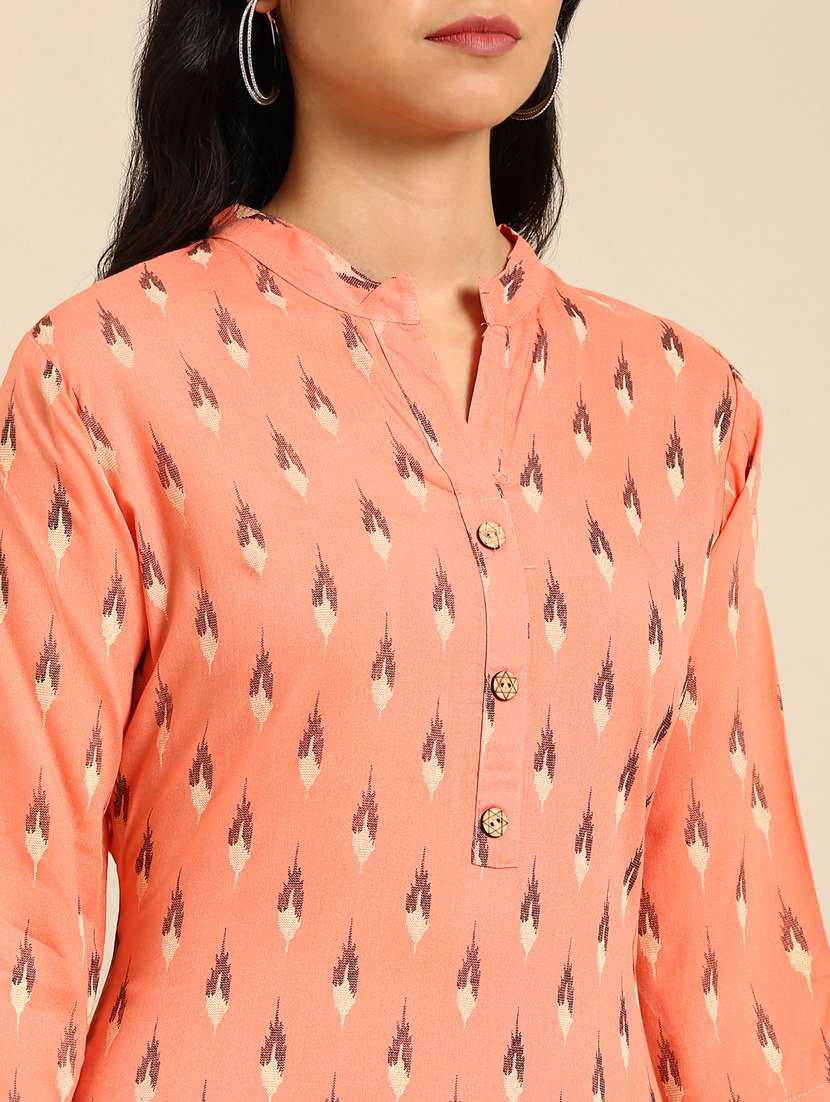 women's straight kurta - 18682962 -  Standard Image - 4