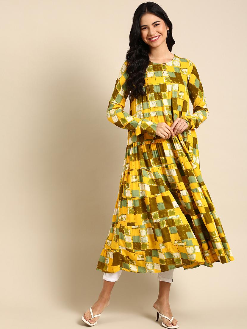women's tiered kurta - 18682987 - Zoom Image - 0