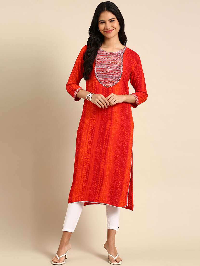women's straight kurta