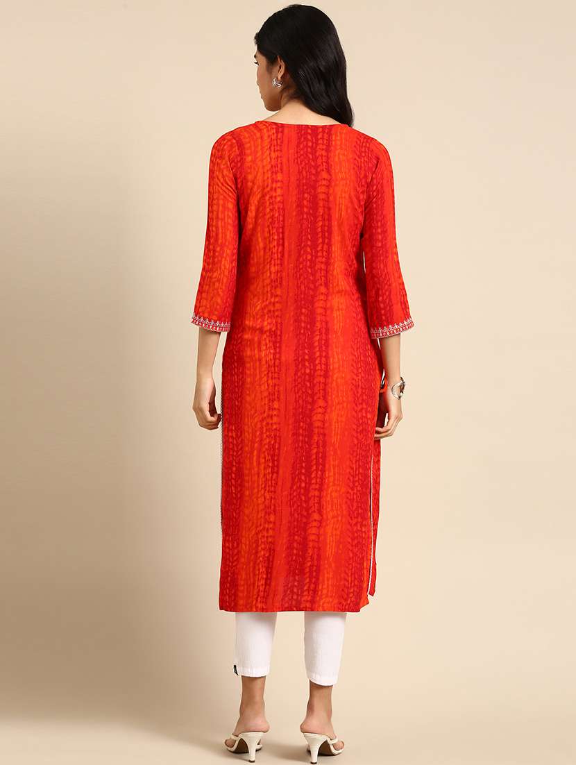 women's straight kurta - 18683001 -  Standard Image - 1