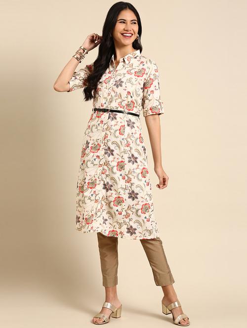 women's a-line kurta - 18683038 - Standard Image - 0