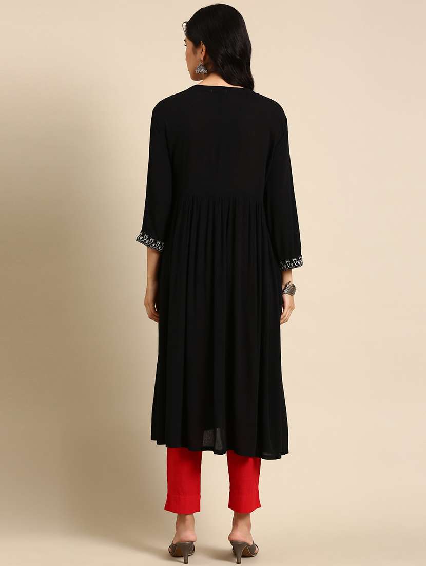 women's a-line kurta - 18683050 -  Standard Image - 1