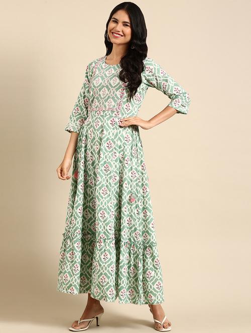 women's flared kurta - 18683057 - Standard Image - 0