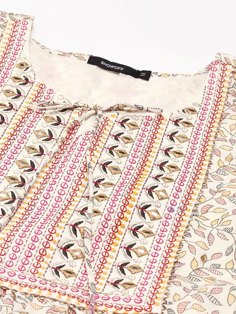 women's flared kurta - 18683073 - Standard Image - 4