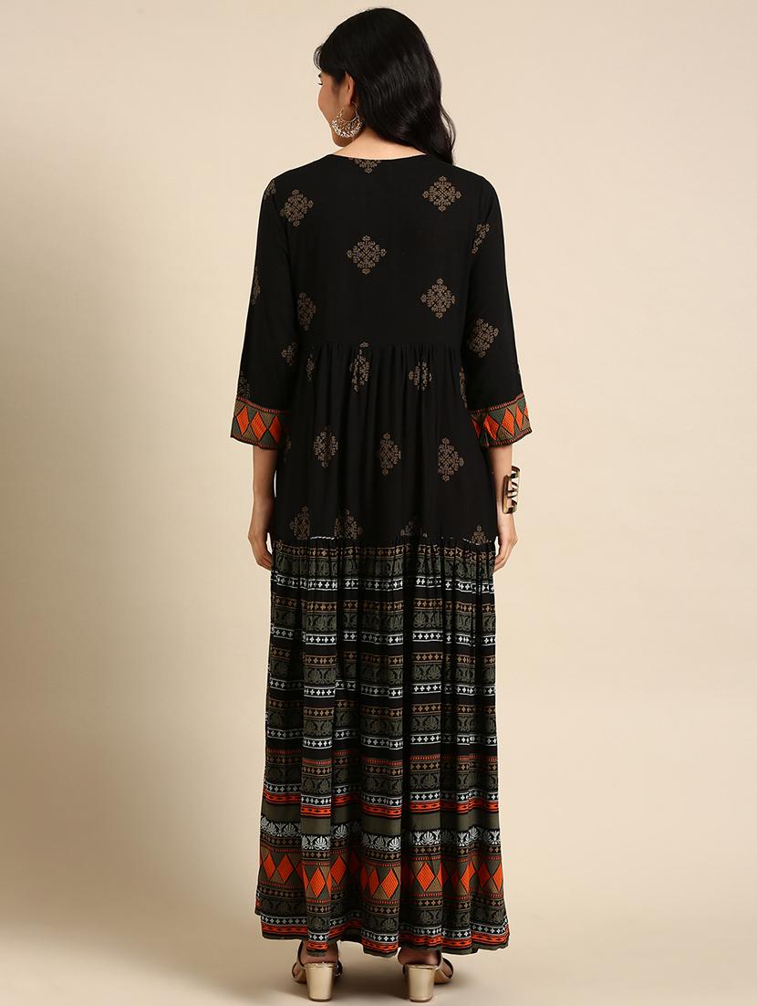 women's flared kurta - 18683075 -  Standard Image - 1