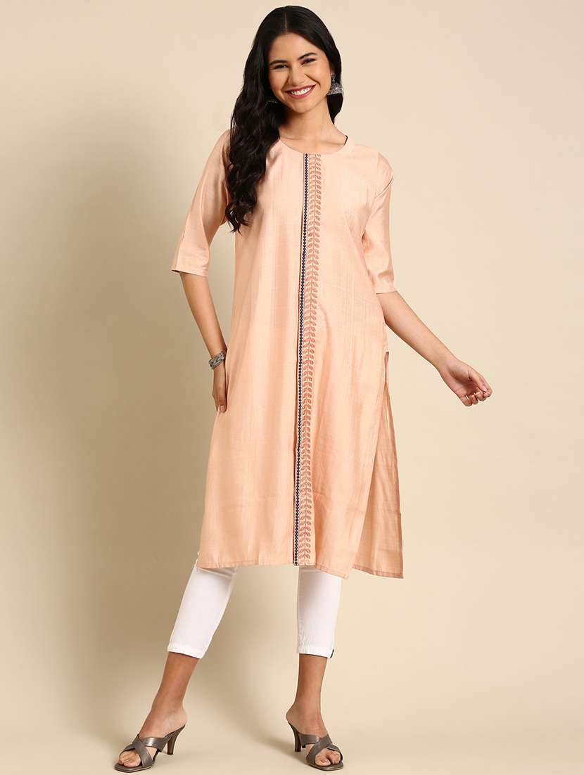 women's front slit kurta
