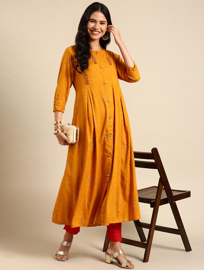 women's a-line kurta - 18683109 -  Standard Image - 1