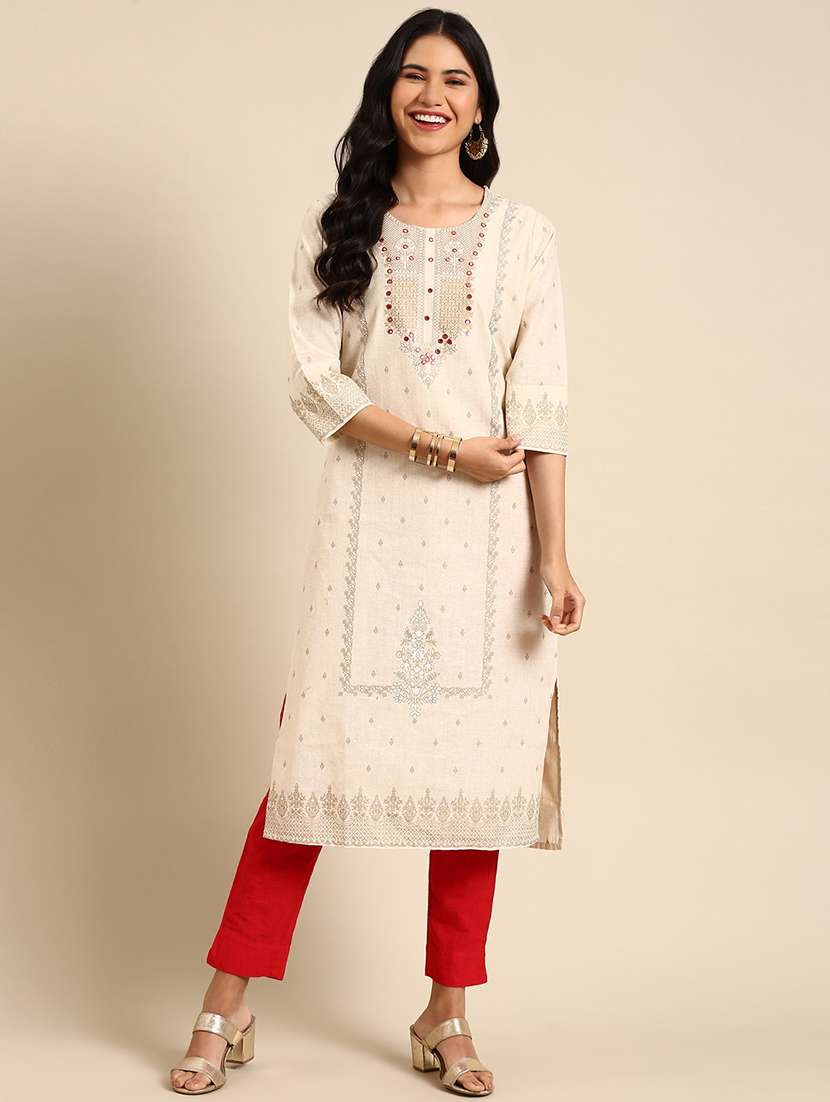 women's straight kurta