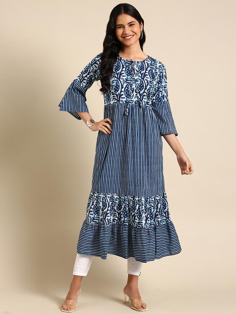 women's tiered kurta