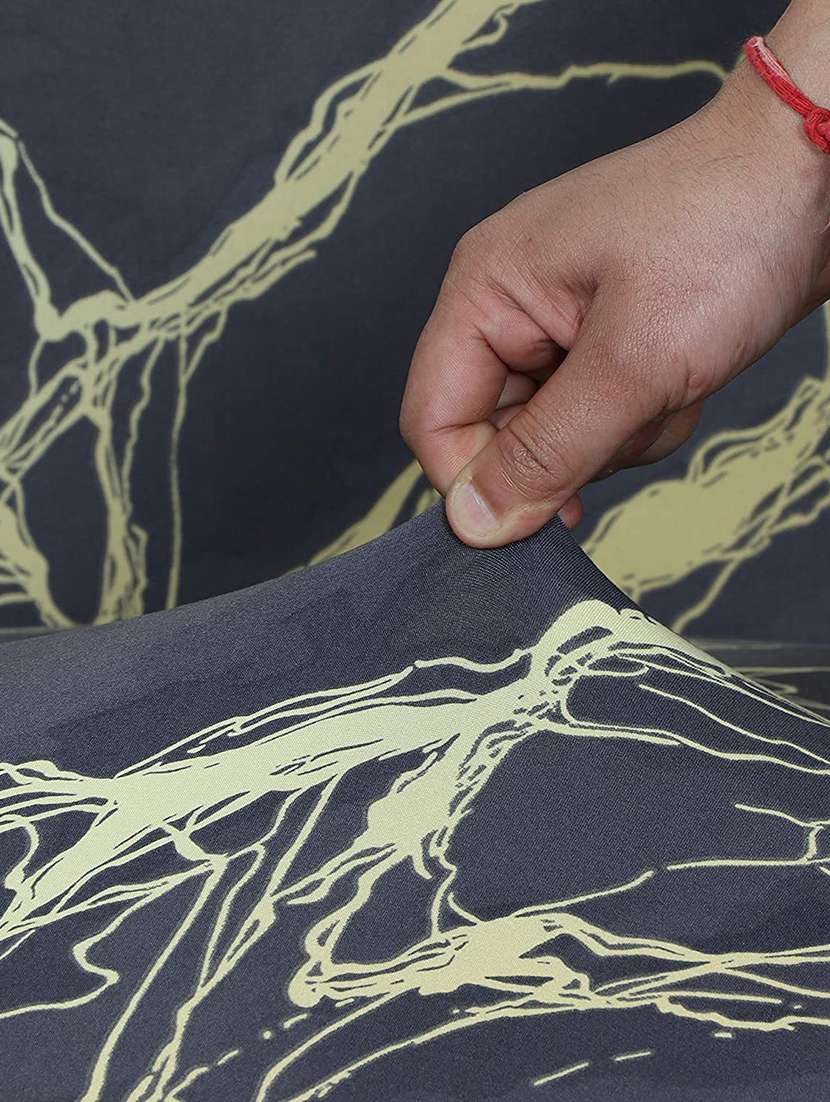 universal triple seater sofa cover big elasticity cover for couch flexible stretch sofa slipcover-grey/gold - 18684526 -  Standard Image - 1