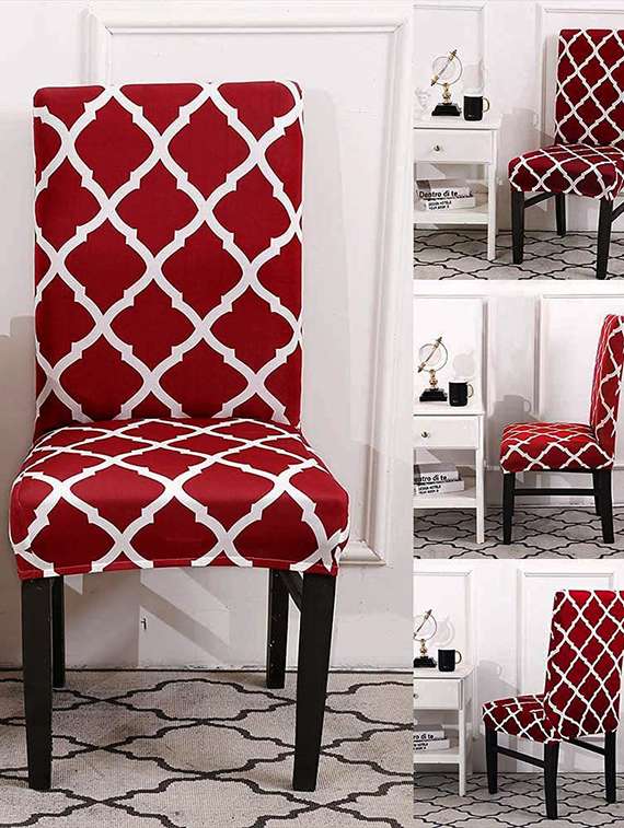 printed chair cover - 18684658 -  Standard Image - 1