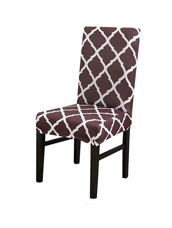 elastic chair cover stretch removable washable short dining chair cover protector seat slipcover -set of 1 - 18684755 - Standard Image - 1