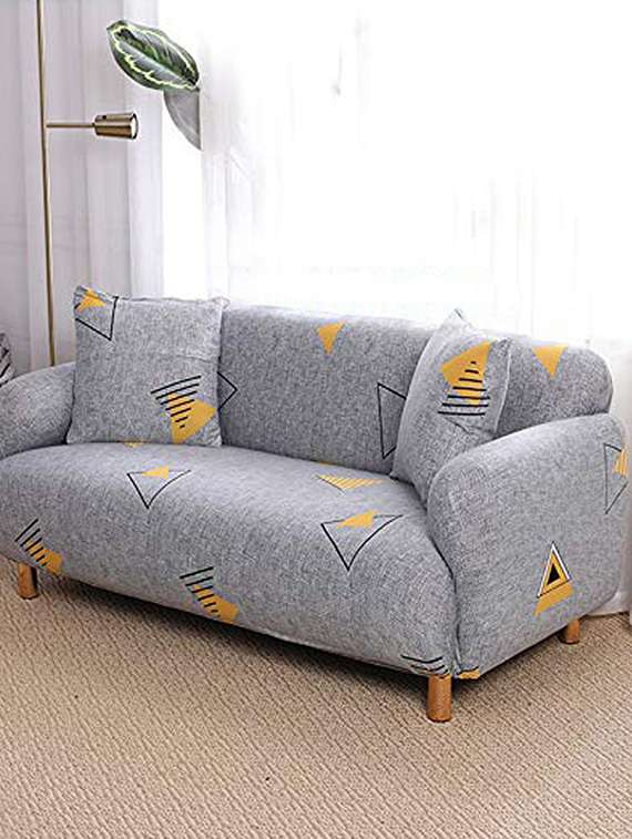 printed sofa cover