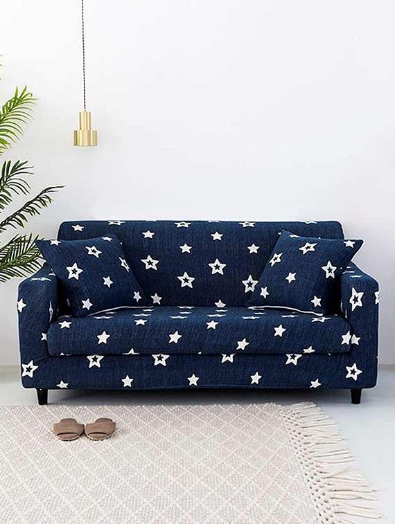 printed sofa cover