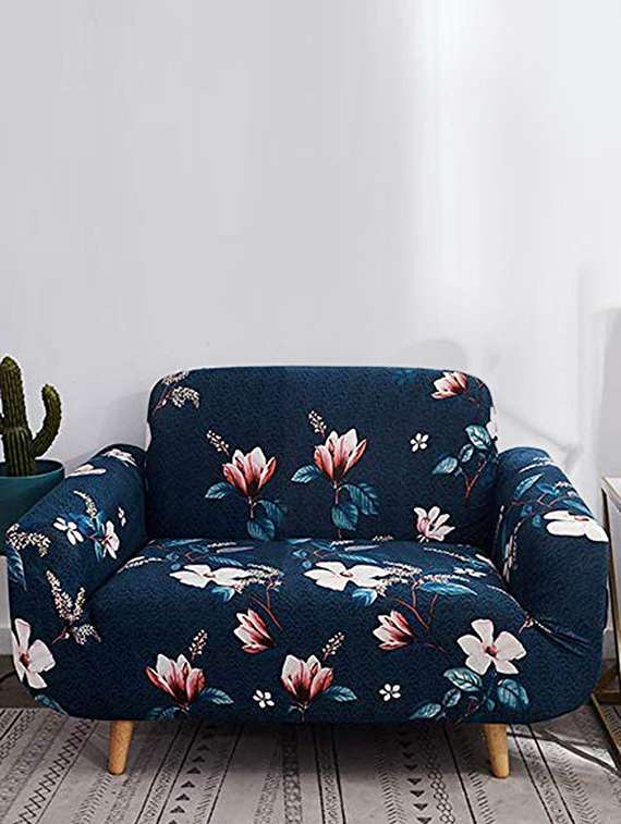 printed sofa cover