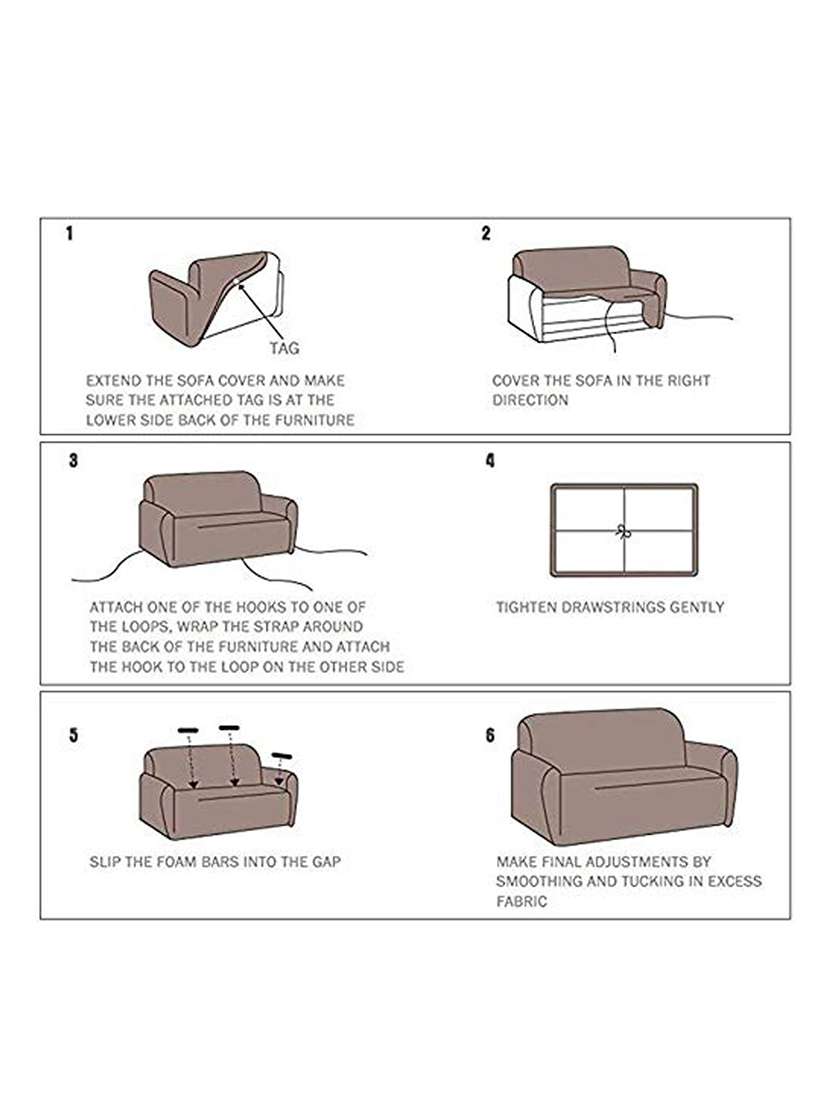 universal single seater sofa cover big elasticity cover for couch flexible stretch sofa slipcover - 18685587 -  Standard Image - 1