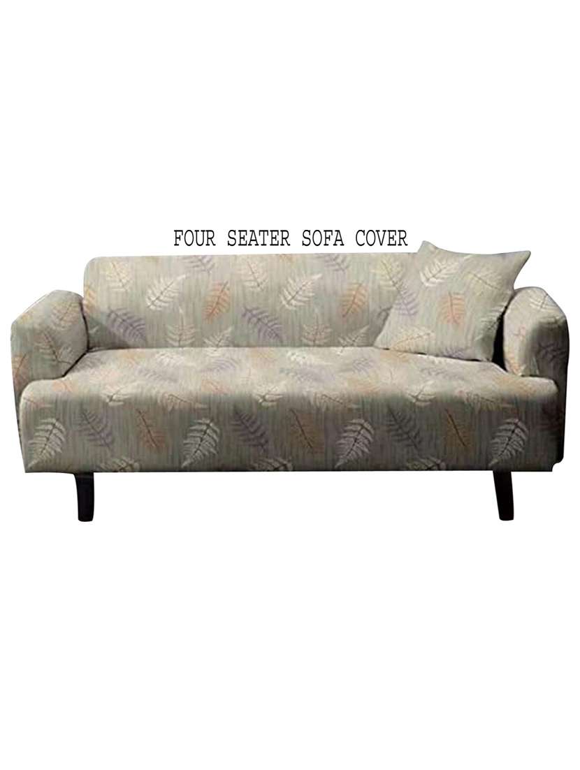 spandex seater sofa cover big elasticity cover for couch flexible stretch sofa slipcover-four seater - 18685785 -  Standard Image - 1