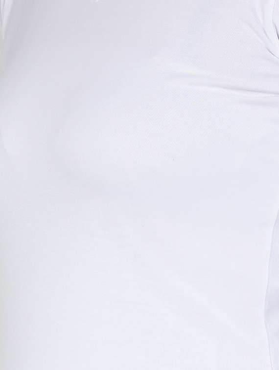 women's plain v neck t-shirt - 18686551 - Standard Image - 4