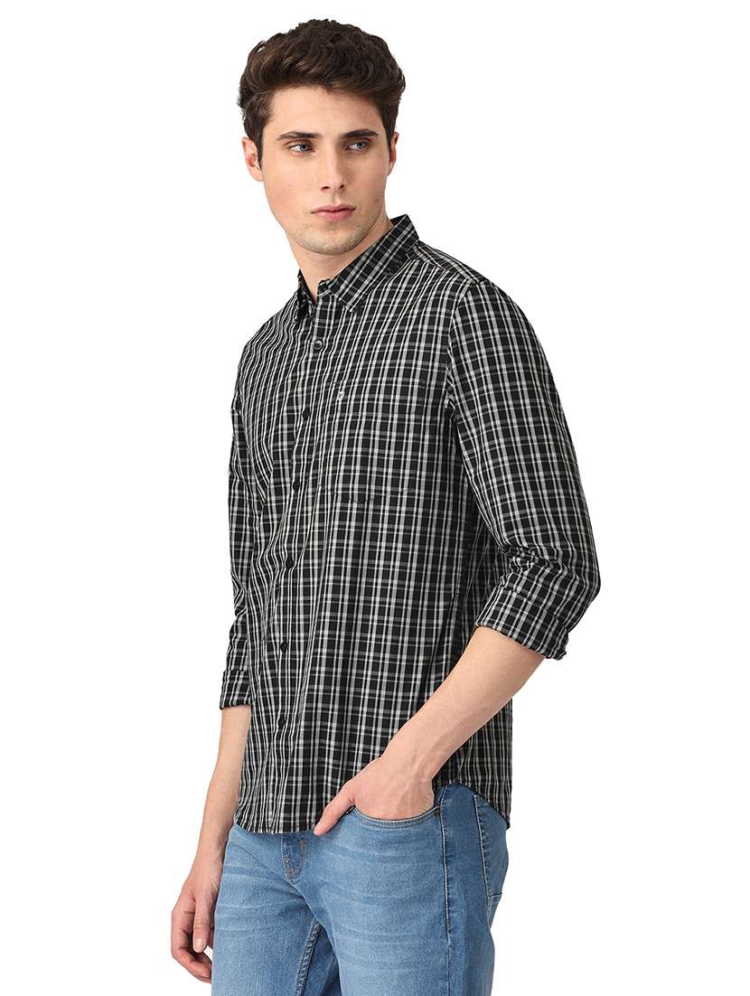 mens checks casual shirt - 18686929 -  Standard Image - 1