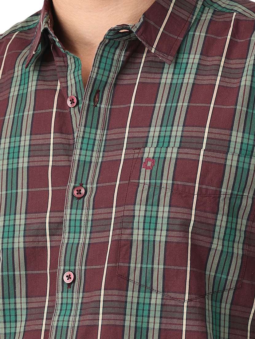 mens checks casual shirt - 18686934 -  Standard Image - 4