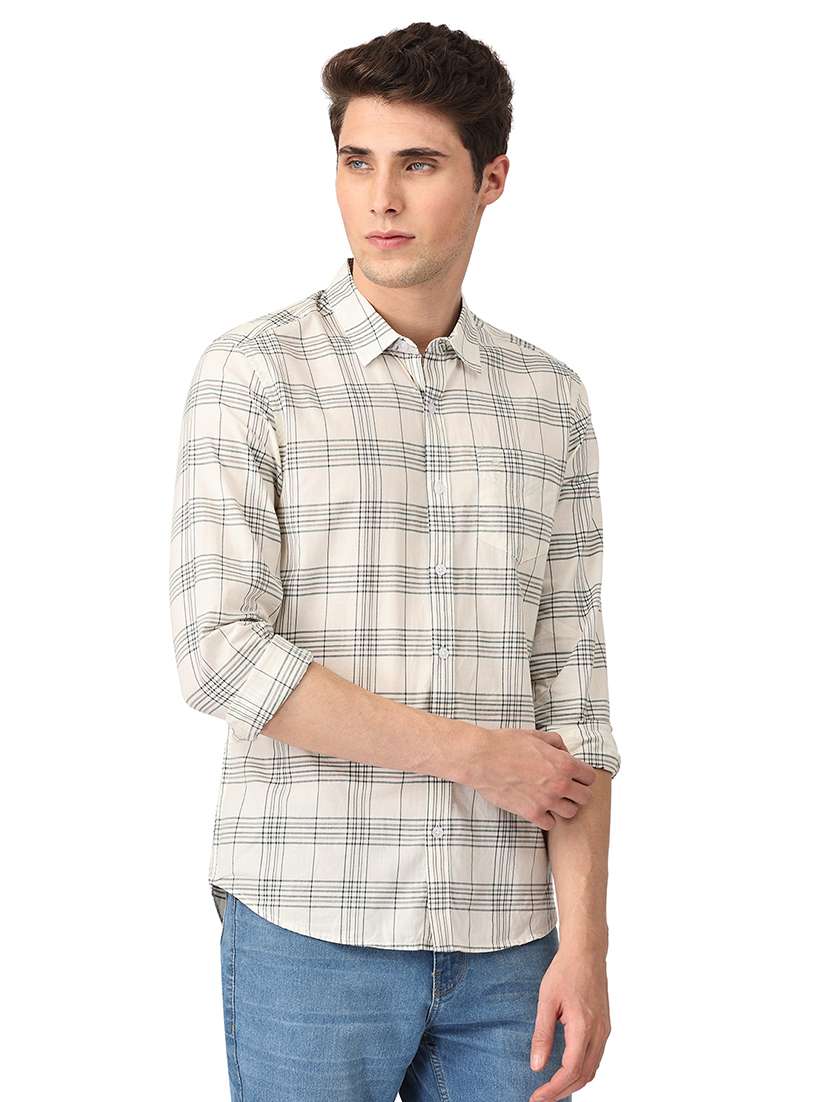 mens checks casual shirt - 18686936 -  Standard Image - 1