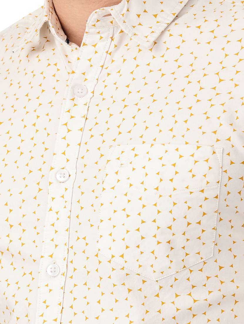 mens micro print casual shirt - 18686943 -  Standard Image - 4