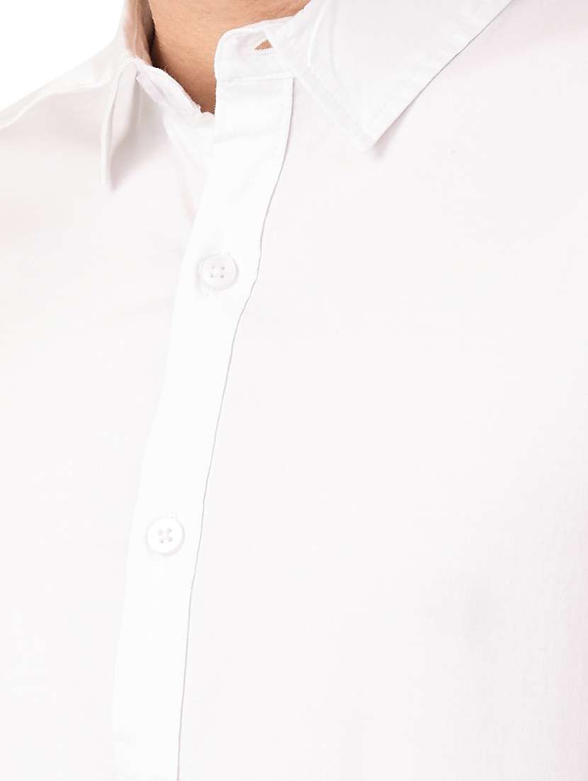 mens solid casual shirt - 18686947 - Standard Image - 4