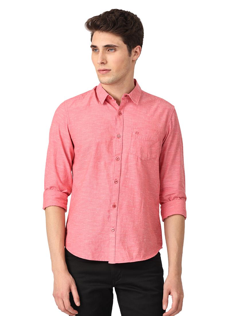 mens solid casual shirt - 18686949 - Zoom Image - 0