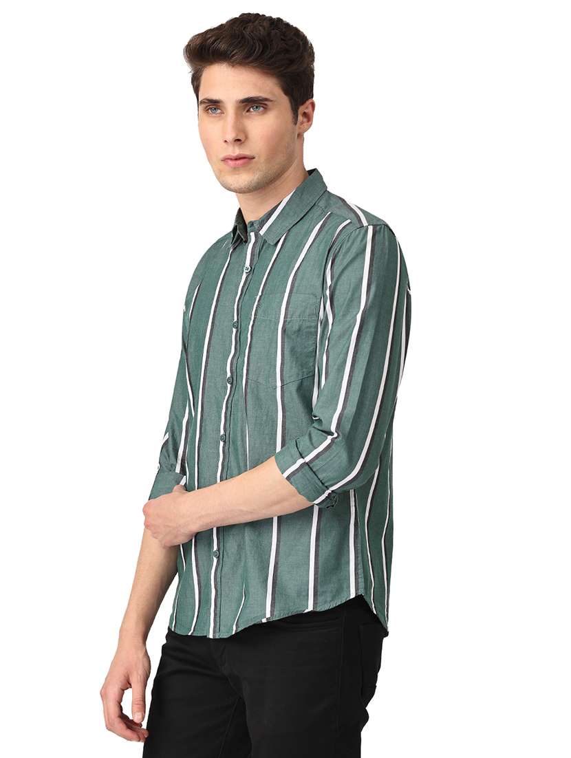 mens stripes casual shirt - 18686951 -  Standard Image - 1